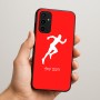 כיסוי בעיצוב אישי עם השם שלך לדגם - Samsung Galaxy A07 4G בעיצוב רץ