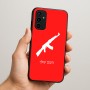 כיסוי בעיצוב אישי עם השם שלך לדגם - Samsung Galaxy A07 4G בעיצוב אק 47