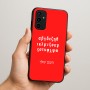 כיסוי בעיצוב אישי עם השם שלך לדגם - Samsung Galaxy A07 4G בעיצוב האלפבית היווני