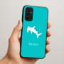 כיסוי בעיצוב אישי עם השם שלך לדגם - Samsung Galaxy A07 4G בעיצוב כריש ראש פטיש