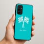 כיסוי בעיצוב אישי עם השם שלך לדגם - Samsung Galaxy A07 4G בעיצוב דגל המירוץ