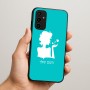 כיסוי בעיצוב אישי עם השם שלך לדגם - Samsung Galaxy A07 4G בעיצוב אהבת נשים