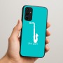 כיסוי בעיצוב אישי עם השם שלך לדגם - Samsung Galaxy A07 4G בעיצוב סקסופון