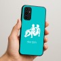 כיסוי בעיצוב אישי עם השם שלך לדגם - Samsung Galaxy A07 4G בעיצוב מזלות - תאומים