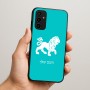 כיסוי בעיצוב אישי עם השם שלך לדגם - Samsung Galaxy A07 4G בעיצוב מזלות - אריה