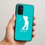 כיסוי בעיצוב אישי עם השם שלך לדגם - Samsung Galaxy A07 4G בעיצוב שחקן גולף