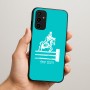 כיסוי בעיצוב אישי עם השם שלך לדגם - Samsung Galaxy A07 4G בעיצוב רוכב סוסים