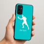 כיסוי בעיצוב אישי עם השם שלך לדגם - Samsung Galaxy A07 4G בעיצוב שחקן פינג פונג