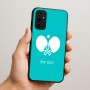 כיסוי בעיצוב אישי עם השם שלך לדגם - Samsung Galaxy A07 4G בעיצוב פינג פונג