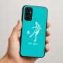 כיסוי בעיצוב אישי עם השם שלך לדגם - Samsung Galaxy A07 4G בעיצוב שחקן כדורגל