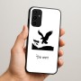 כיסוי בעיצוב אישי עם השם שלך לדגם - Samsung Galaxy A07 4G בעיצוב נשר אמריקאי