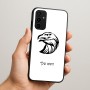 כיסוי בעיצוב אישי עם השם שלך לדגם - Samsung Galaxy A07 4G בעיצוב ראש נשר