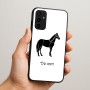 כיסוי בעיצוב אישי עם השם שלך לדגם - Samsung Galaxy A07 4G בעיצוב סוס