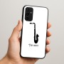 כיסוי בעיצוב אישי עם השם שלך לדגם - Samsung Galaxy A07 4G בעיצוב סקסופון