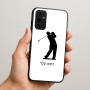 כיסוי בעיצוב אישי עם השם שלך לדגם - Samsung Galaxy A07 4G בעיצוב שחקן גולף