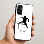 כיסוי בעיצוב אישי עם השם שלך לדגם - Samsung Galaxy A07 4G בעיצוב קפיצת משוכות