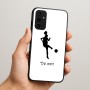 כיסוי בעיצוב אישי עם השם שלך לדגם - Samsung Galaxy A07 4G בעיצוב שחקנית כדורגל - אישה