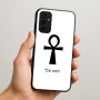כיסוי בעיצוב אישי עם השם שלך לדגם - Samsung Galaxy A07 4G בעיצוב אנק - מפתח החיים המצרי