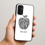 כיסוי בעיצוב אישי עם השם שלך לדגם - Samsung Galaxy A07 4G בעיצוב הדפס תפוח