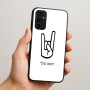 כיסוי בעיצוב אישי עם השם שלך לדגם - Samsung Galaxy A07 4G בעיצוב יד סלע