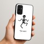 כיסוי בעיצוב אישי עם השם שלך לדגם - Samsung Galaxy A07 4G בעיצוב סקלטון