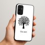 כיסוי בעיצוב אישי עם השם שלך לדגם - Samsung Galaxy A07 4G בעיצוב עץ