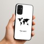כיסוי בעיצוב אישי עם השם שלך לדגם - Samsung Galaxy A07 4G בעיצוב מפת העולם