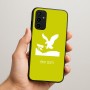 כיסוי בעיצוב אישי עם השם שלך לדגם - Samsung Galaxy A07 4G בעיצוב נשר אמריקאי