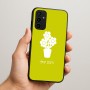 כיסוי בעיצוב אישי עם השם שלך לדגם - Samsung Galaxy A07 4G בעיצוב פרח
