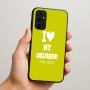כיסוי בעיצוב אישי עם השם שלך לדגם - Samsung Galaxy A07 4G בעיצוב אוהב את החברה שלי