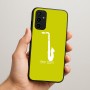 כיסוי בעיצוב אישי עם השם שלך לדגם - Samsung Galaxy A07 4G בעיצוב סקסופון