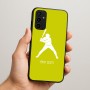 כיסוי בעיצוב אישי עם השם שלך לדגם - Samsung Galaxy A07 4G בעיצוב שחקן בייסבול