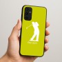 כיסוי בעיצוב אישי עם השם שלך לדגם - Samsung Galaxy A07 4G בעיצוב שחקן גולף