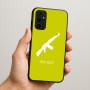 כיסוי בעיצוב אישי עם השם שלך לדגם - Samsung Galaxy A07 4G בעיצוב אק 47
