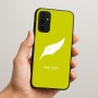 כיסוי בעיצוב אישי עם השם שלך לדגם - Samsung Galaxy A07 4G בעיצוב נוצת נוצה