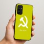 כיסוי בעיצוב אישי עם השם שלך לדגם - Samsung Galaxy A07 4G בעיצוב פטיש ומגל