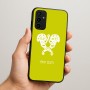 כיסוי בעיצוב אישי עם השם שלך לדגם - Samsung Galaxy A07 4G בעיצוב פרחי קרן