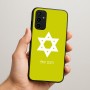 כיסוי בעיצוב אישי עם השם שלך לדגם - Samsung Galaxy A07 4G בעיצוב מגן דוד - מגן דוד - ישראל