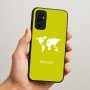כיסוי בעיצוב אישי עם השם שלך לדגם - Samsung Galaxy A07 4G בעיצוב מפת העולם