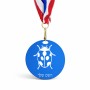 מדליה מעץ בעיצוב אישי עם השם שלך בעיצוב פרת משה רבנו גודל 6.5 × 6.5 ס"מ