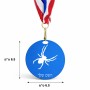 מדליה מעץ בעיצוב אישי עם השם שלך בעיצוב עכביש גודל 6.5 × 6.5 ס"מ