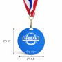 מדליה מעץ בעיצוב אישי עם השם שלך בעיצוב ניסאן גודל 6.5 × 6.5 ס"מ