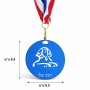 מדליה מעץ בעיצוב אישי עם השם שלך בעיצוב ספינקס מצרים גודל 6.5 × 6.5 ס"מ