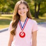 מדליה מעץ בעיצוב אישי עם השם שלך בעיצוב ב.מ.וו גודל 6.5 × 6.5 ס"מ