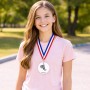 מדליה מעץ בעיצוב אישי עם השם שלך בעיצוב אופנוע שלג גודל 6.5 × 6.5 ס"מ